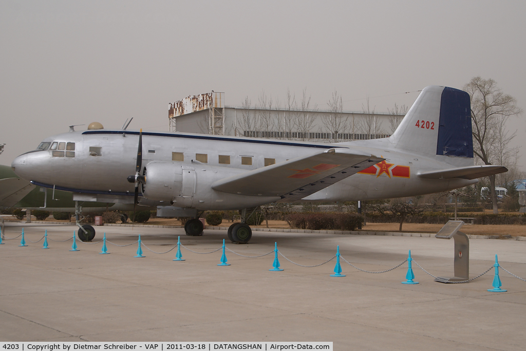 4203, Ilyushin Il-14 C/N 6341010, Chinese Air Force Ilyushin 14