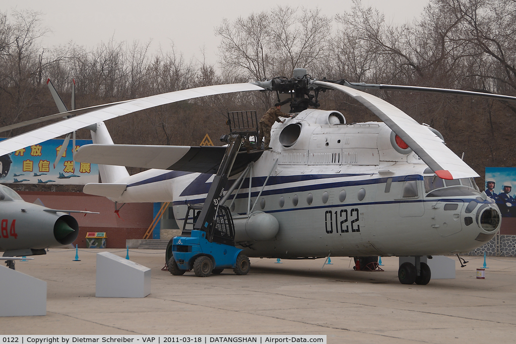 0122, Mil Mi-6 Hook C/N Not found 0122, Chinese Air Force Mil Mi6