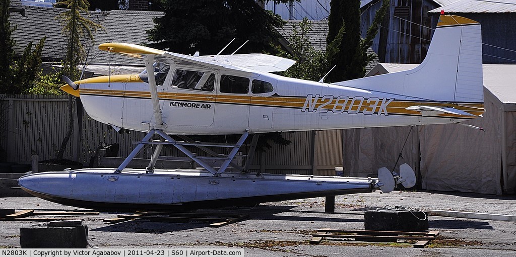 N2803K, 1979 Cessna 180K Skywagon C/N 18053074, At Kenmore Air Harbour