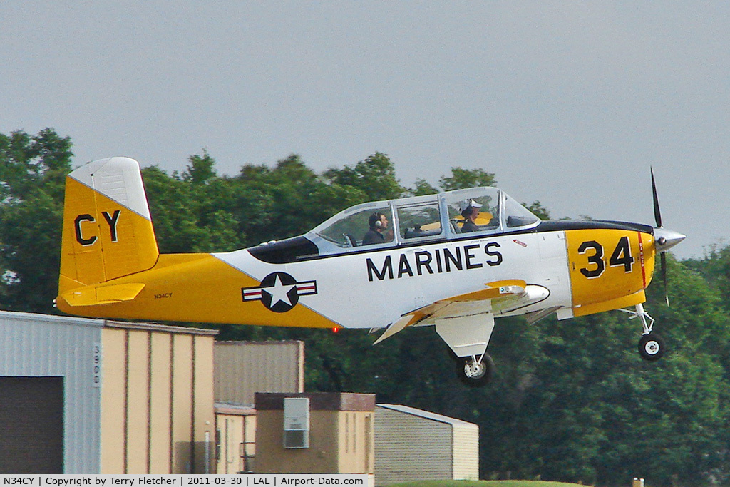 N34CY, 1956 Beech T-34B C/N 143984, 2011 Sun n Fun  Lakeland , Florida