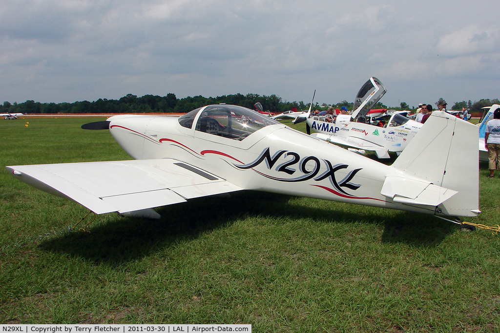 N29XL, 1999 Vans RV-6 C/N 60197, 2011 Sun n Fun  Lakeland , Florida