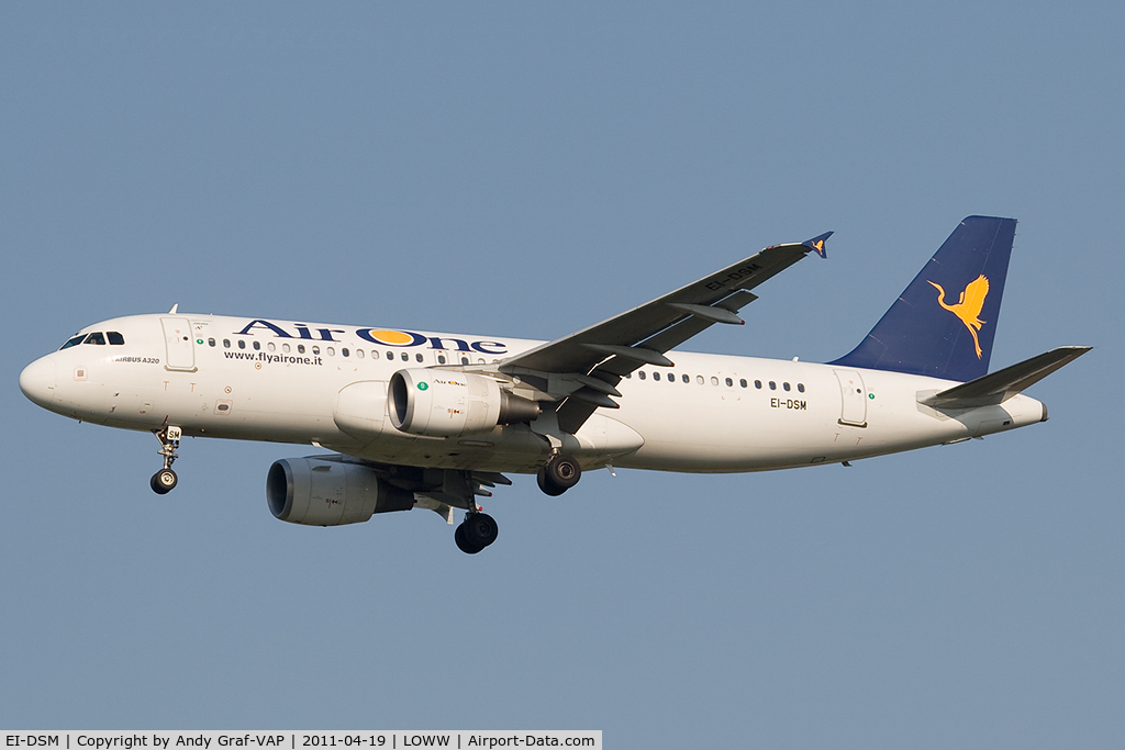 EI-DSM, 2007 Airbus A320-216 C/N 3362, Air One A320