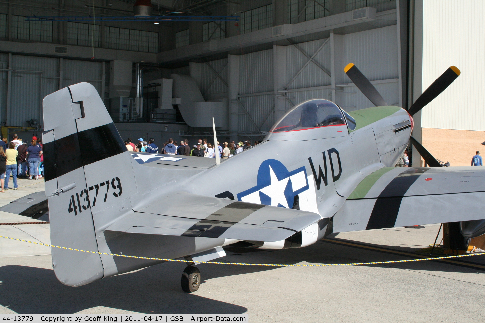 44-13779, 1944 North American P-51D Mustang C/N 109-27412, taken at Wing over Wayne 2011