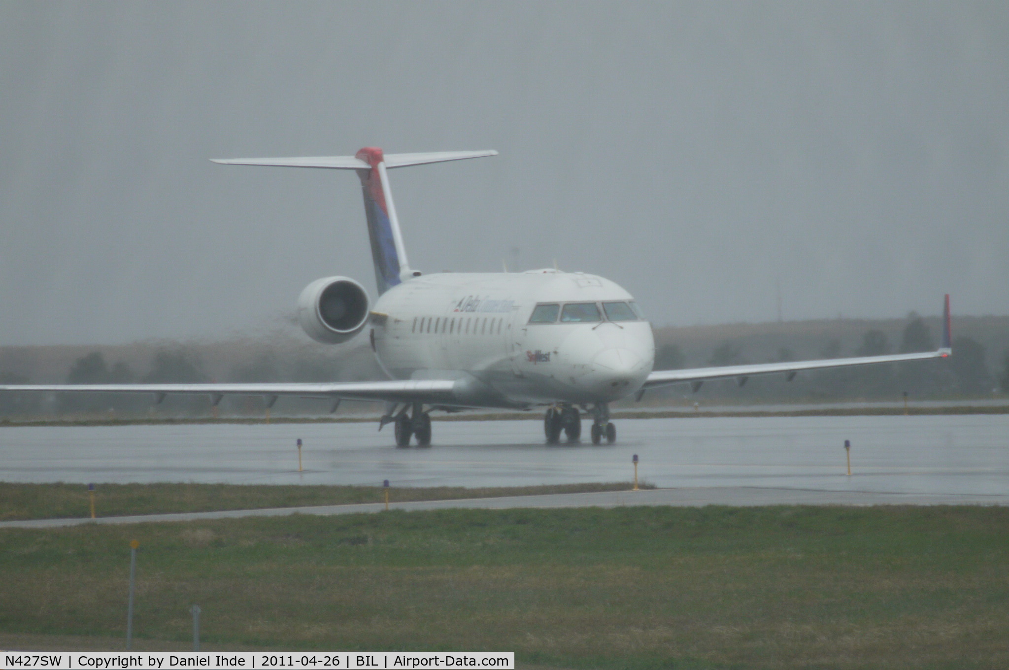 N427SW, 2001 Bombardier CRJ-200LR (CL-600-2B19) C/N 7497, Skywest Bombardier CL600 @ BIL