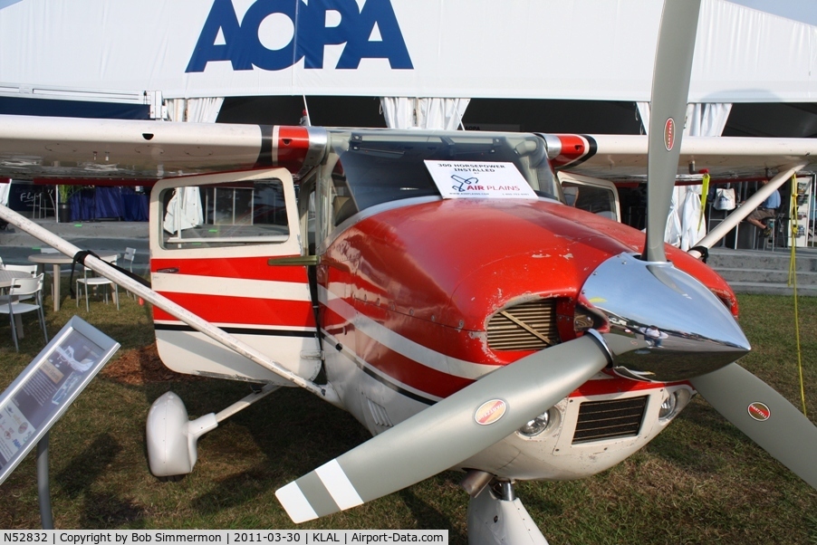 N52832, 1974 Cessna 182P Skylane C/N 18262882, AOPA's sweepstakes Skylane on display at Sun N Fun 2011 - Lakeland, FL