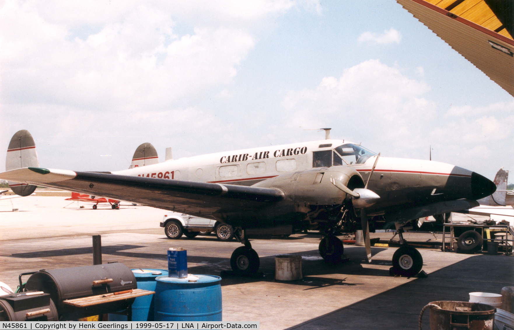 N45861, 1943 Beech TC-45J C/N 46-7236, Carib- Air Cargo