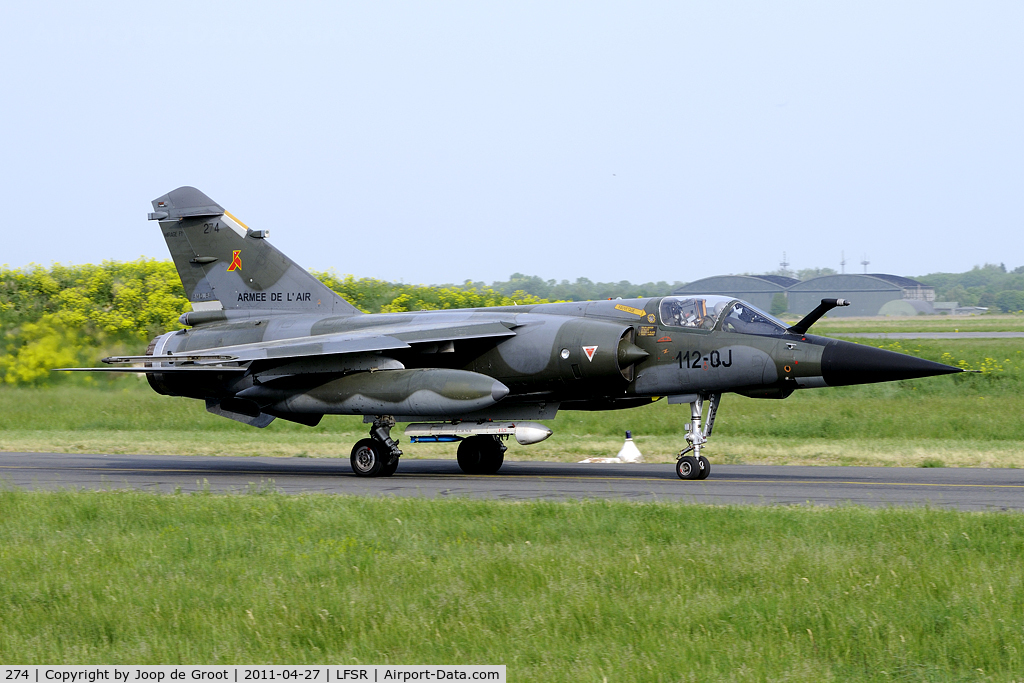274, Dassault Mirage F.1CT C/N 274, One of many Mirage F1CT flying this day.