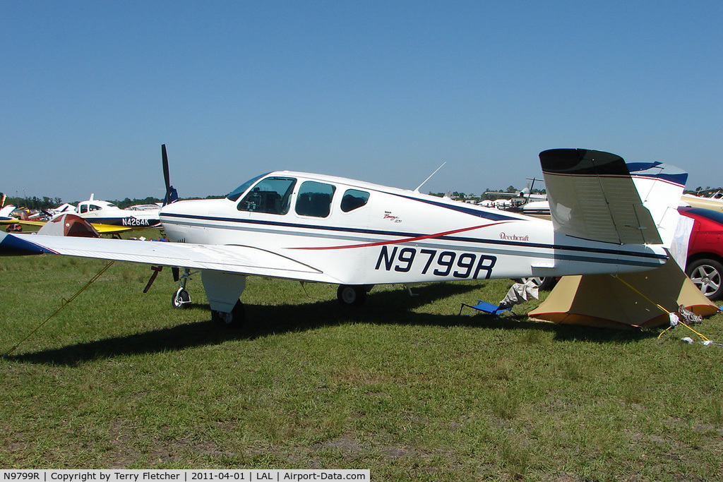 N9799R, 1960 Beech M35 Bonanza C/N D-6345, 2011 Sun n Fun Lakeland , Florida