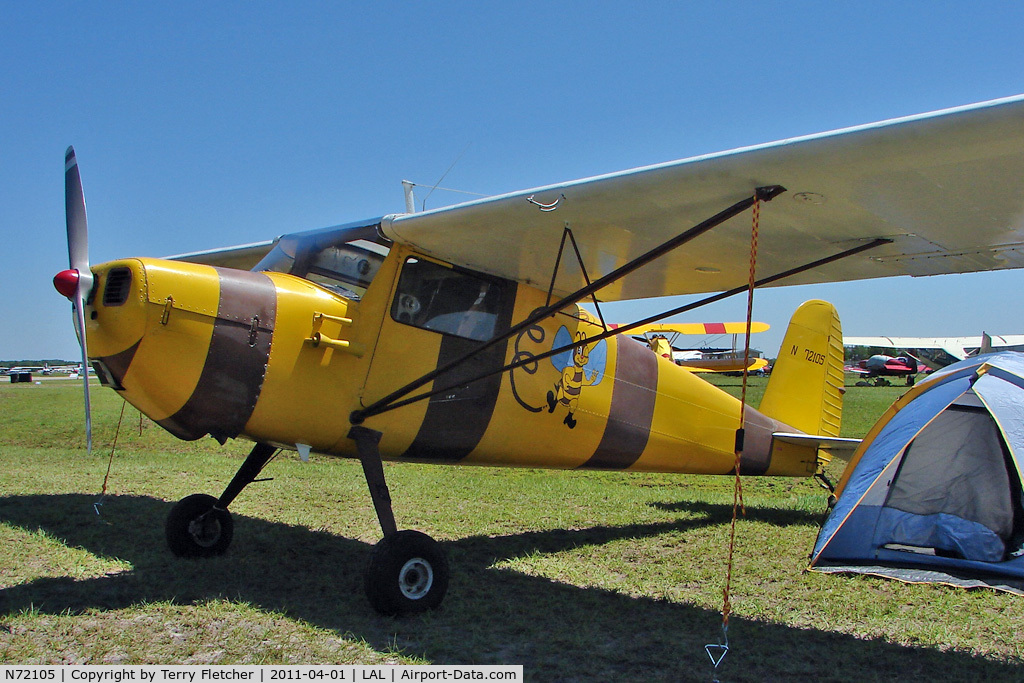 N72105, 1946 Cessna 120 C/N 9270, 2011 Sun n Fun Lakeland Florida