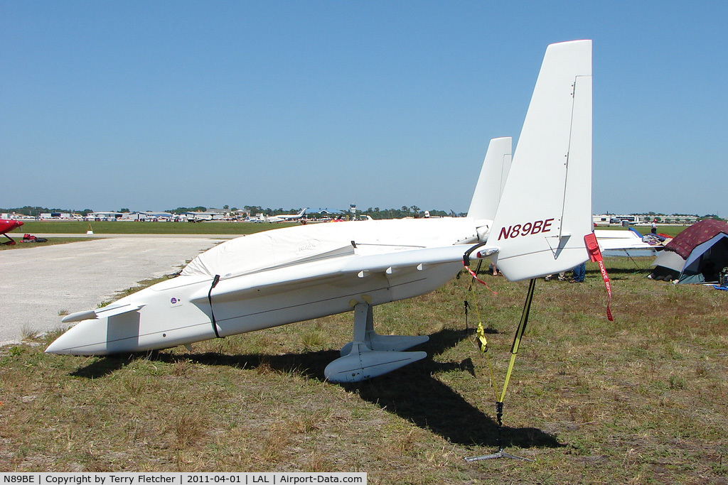 N89BE, 1989 Rutan Long-EZ C/N 1851-L, 2011 Sun n Fun Lakeland , Florida