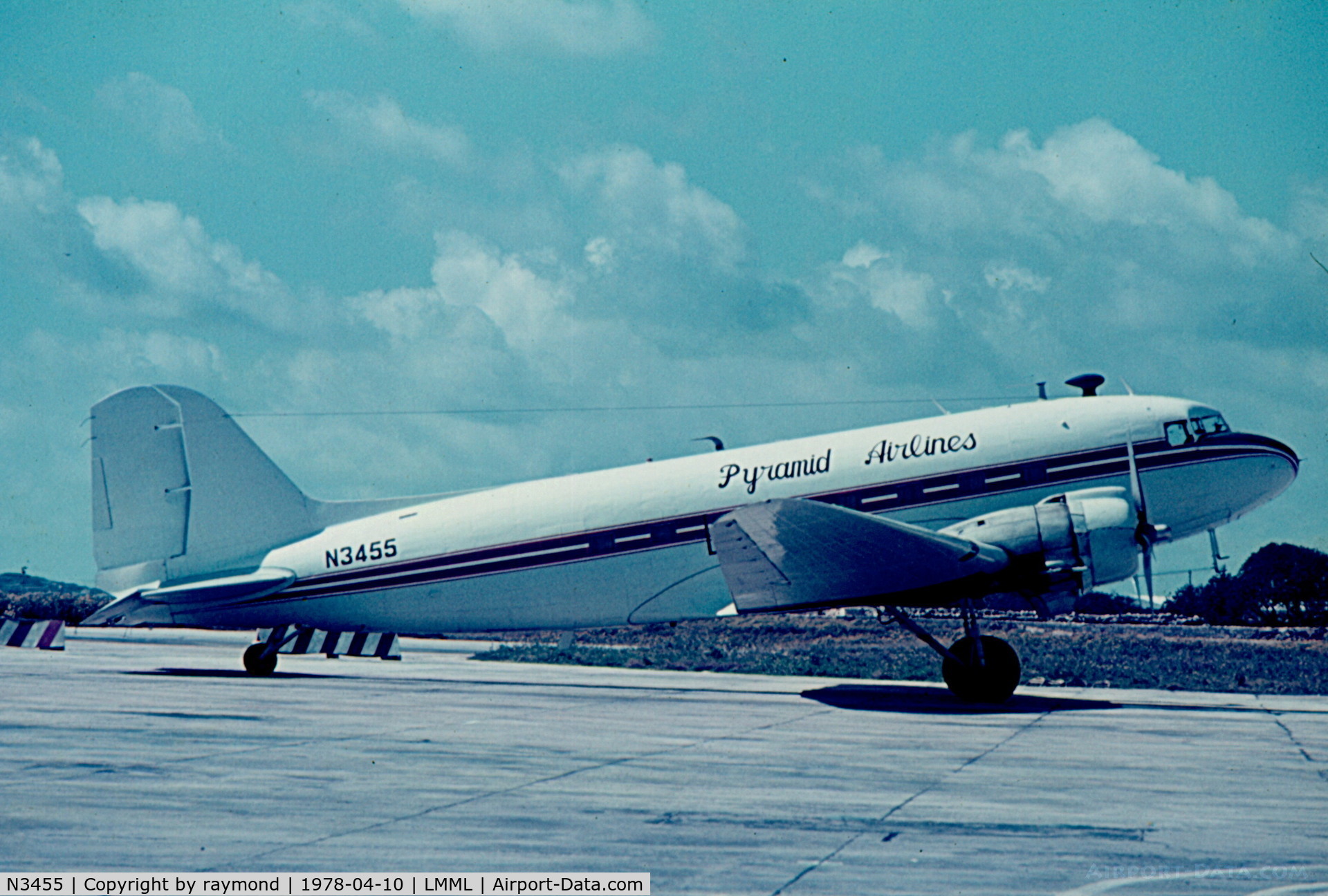 N3455, Douglas C-47B Skytrain C/N 16631, DC3 N3455 Pyramid Airlines