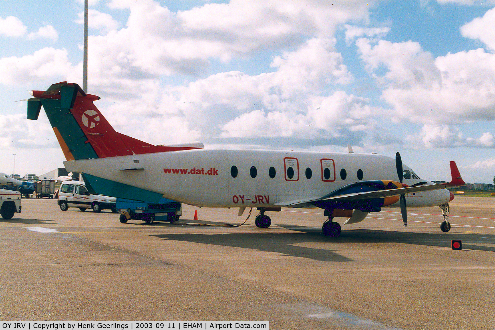 OY-JRV, 1998 Beech 1900D C/N UE-338, DAT - Danish Air Transport