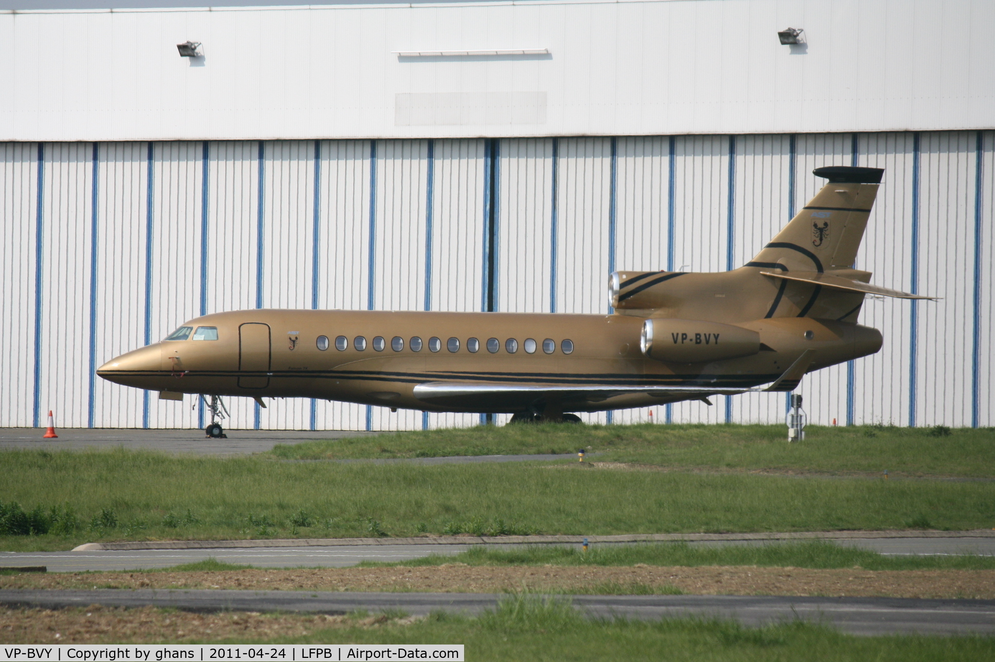 VP-BVY, 2007 Dassault Falcon 7X C/N 009, Gazpromavia