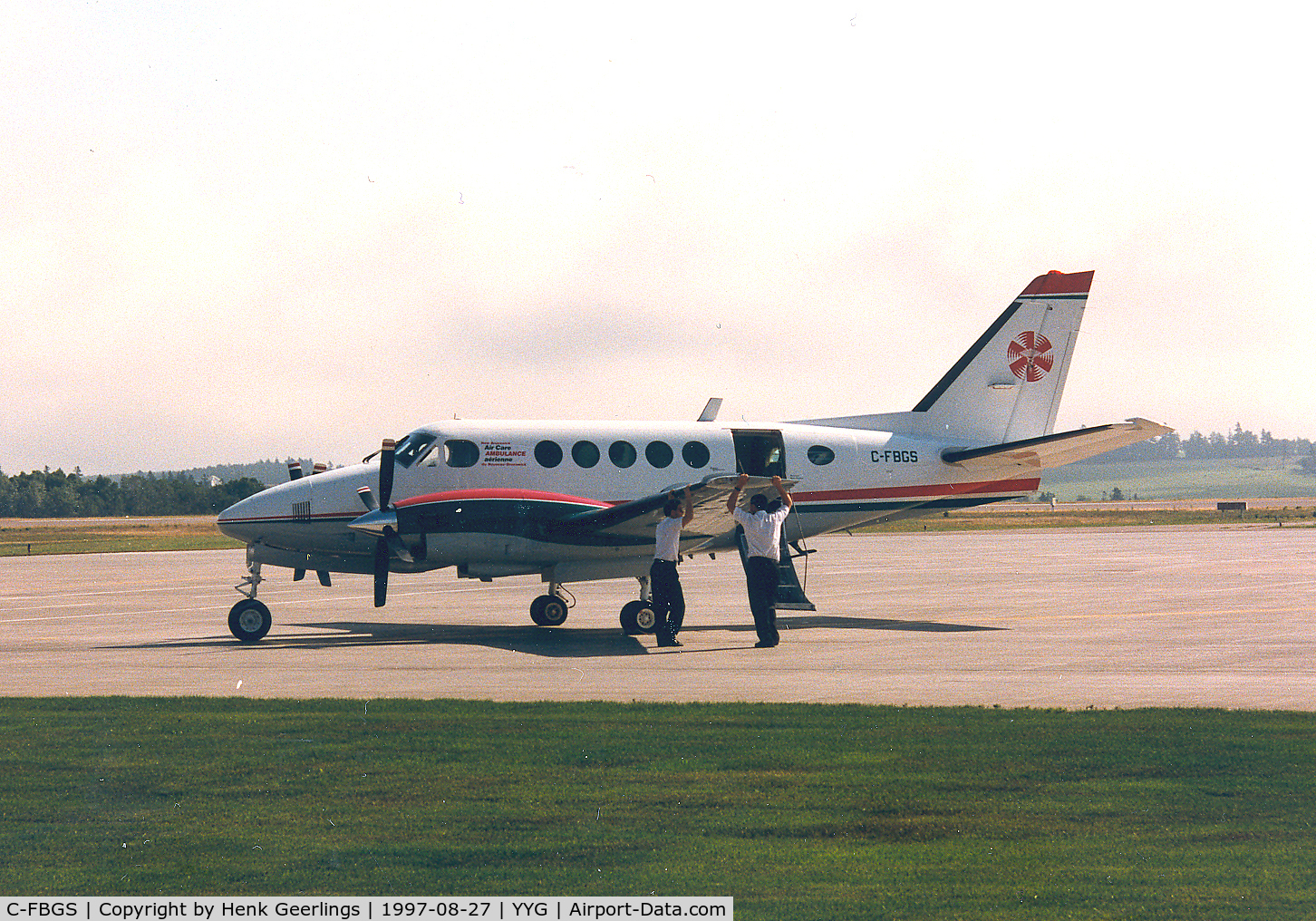 C-FBGS, 1974 Beech A100 King Air C/N B-204, New Brunswick Air  Care Ambulance , Prince Edward Island , Canada