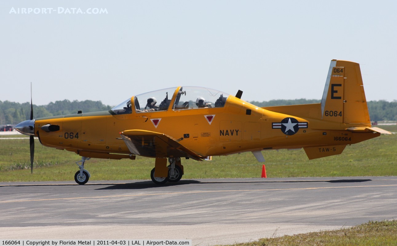 166064, Raytheon T-6B Texan II C/N PN-55, T-6B Yellow Peril retro colors