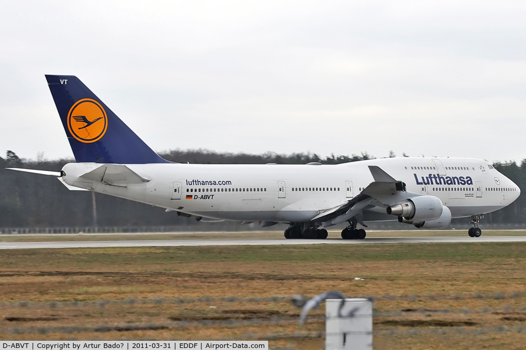 D-ABVT, 1997 Boeing 747-430 C/N 28287, Lufthansa