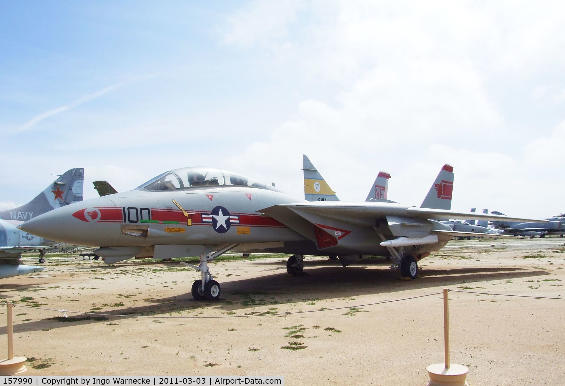 157990, Grumman YF-14A Tomcat C/N 11, Grumman YF-14A Tomcat at the March Field Air Museum, Riverside CA