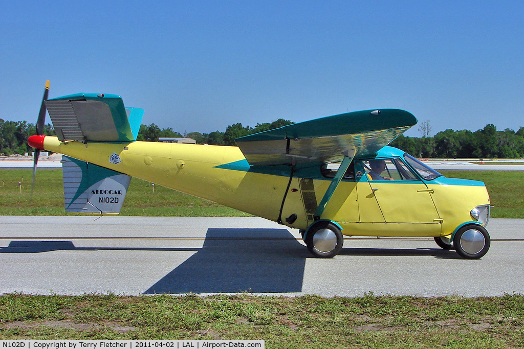 N102D, 1960 Aerocar I C/N 4, The unique Aerocar at 2011 Sun n Fun at Lakeland , Florida