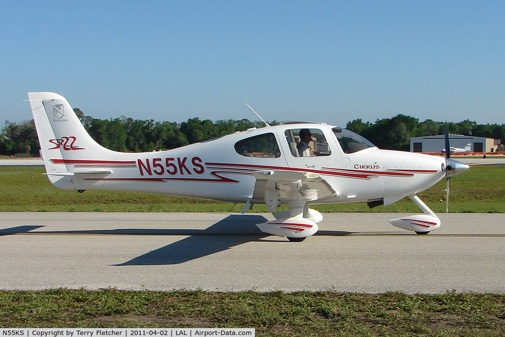 N55KS, 2003 Cirrus SR22 C/N 0550, 2011 Sun n Fun at Lakeland , Florida