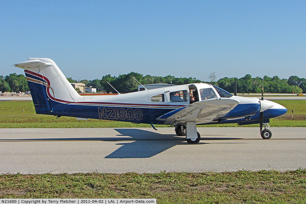 N21600, 1978 Piper PA-44-180 Seminole C/N 44-7995057, 2011 Sun n Fun at Lakeland Florida