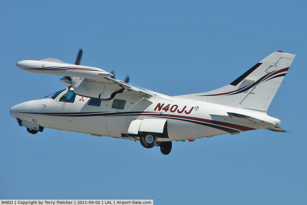 N40JJ, Mitsubishi MU-2B-26A C/N 383, 2011 Sun n Fun at Lakeland , Florida