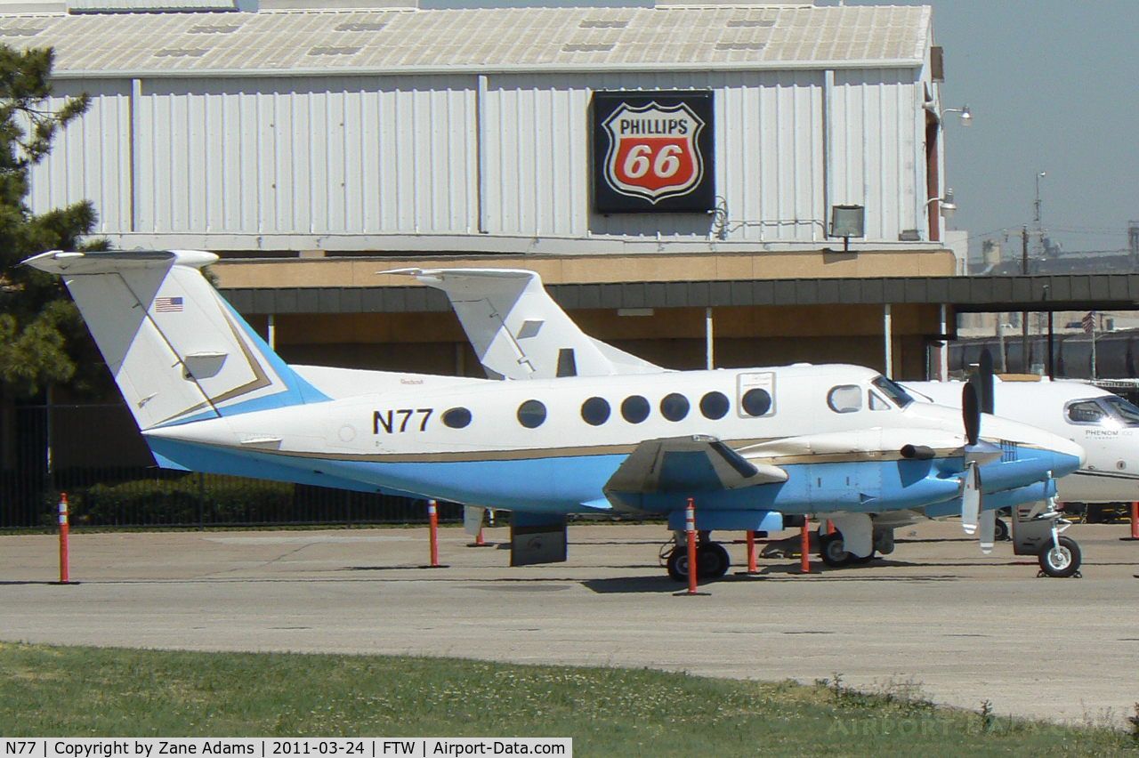 N77, 1988 Beech 300 C/N FF-12, FAA King Air at Meacham Field - Fort Worth, TX