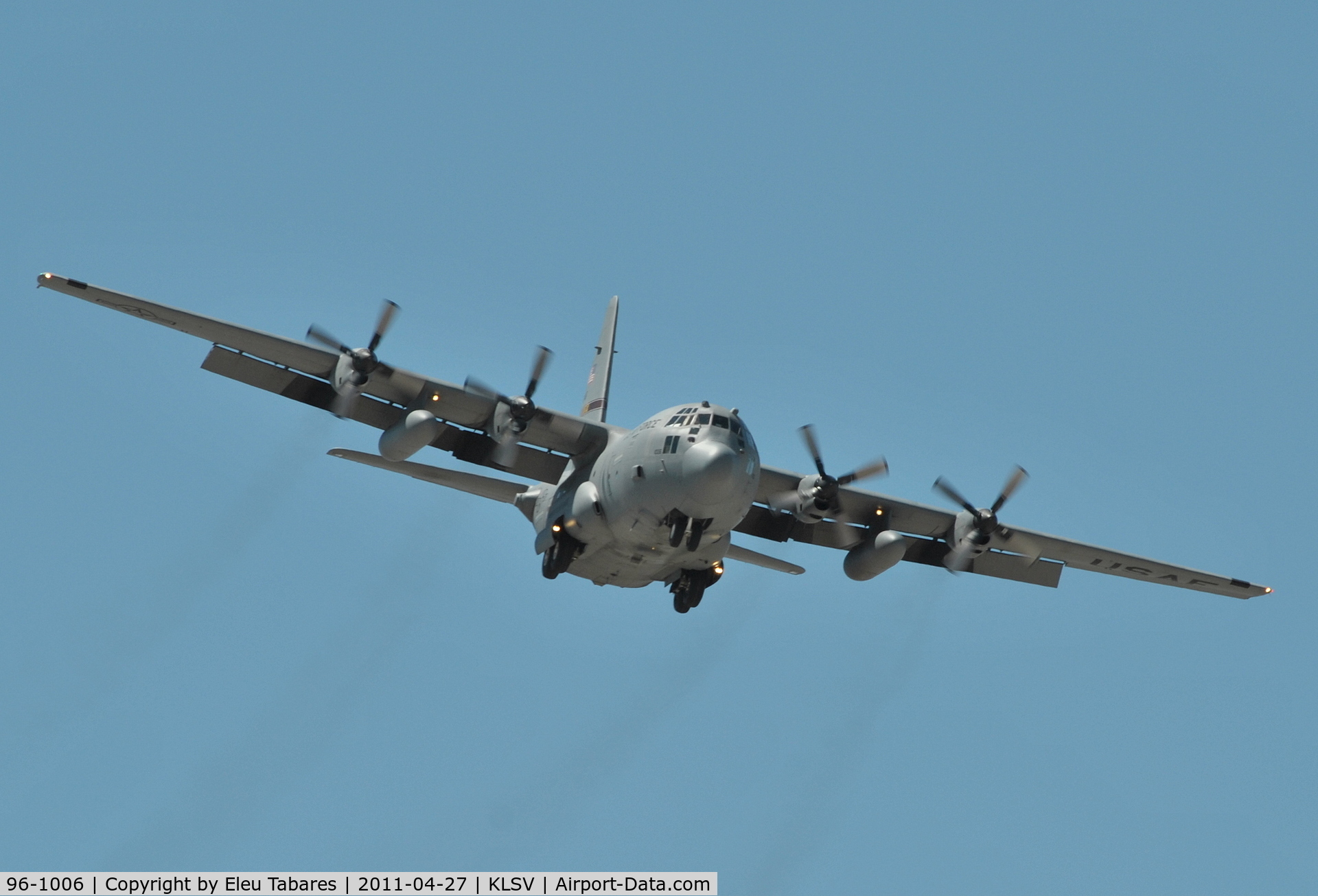 96-1006, 1996 Lockheed C-130H Hercules C/N 382-5426, Taken during Green Flag Exercise at Nellis Air Force Base, Nevada.