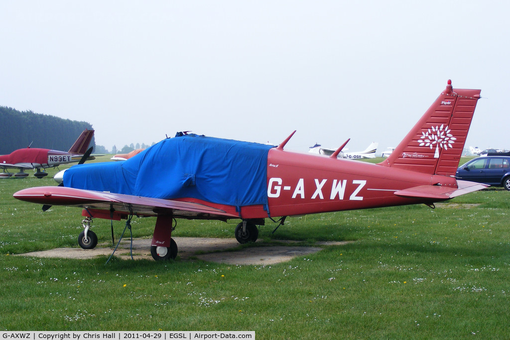 G-AXWZ, 1969 Piper PA-28R-200 Cherokee Arrow C/N 28R-35605, based aircraft