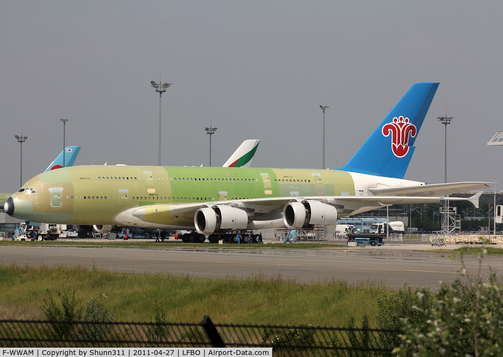 F-WWAM, 2011 Airbus A380-841 C/N 036, C/n 0036 - For China Southern Airlines