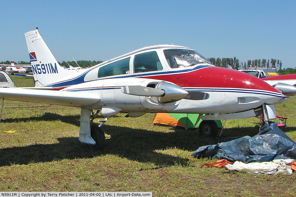 N5911M, 1970 Cessna 310P C/N 310P0211, 2011 Sun n Fun at Lakeland , Florida