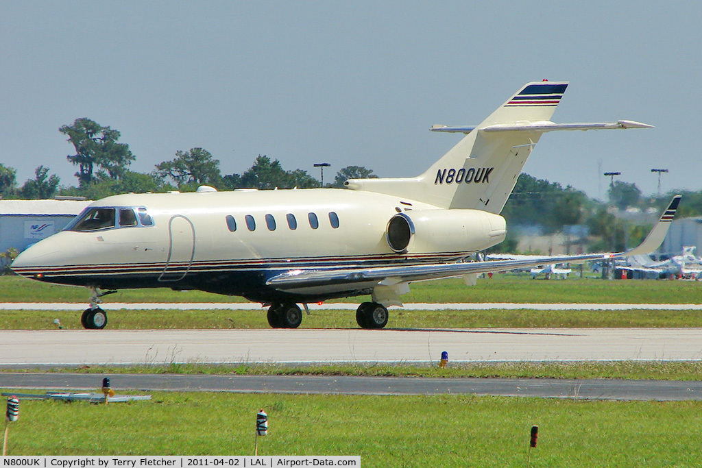 N800UK, 2002 Raytheon Hawker 800XP C/N 258577, 2011 Sun n Fun at Lakeland , Florida