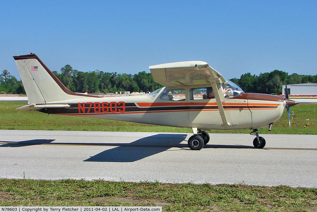 N78603, 1968 Cessna 172K Skyhawk C/N 17257682, Sun n Fun 2011 at Lakeland , Florida