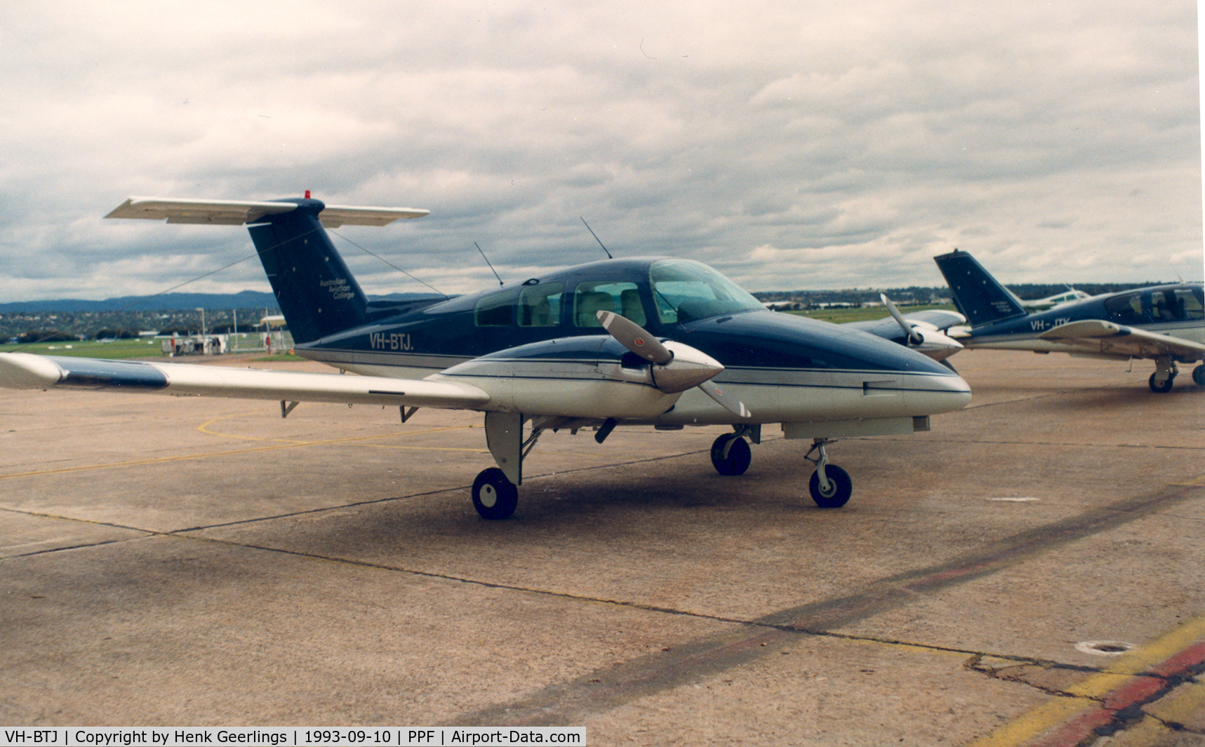 VH-BTJ, 1980 Beech 76 Duchess C/N ME-358, Australian Aviation College , Adelaide , Parafield