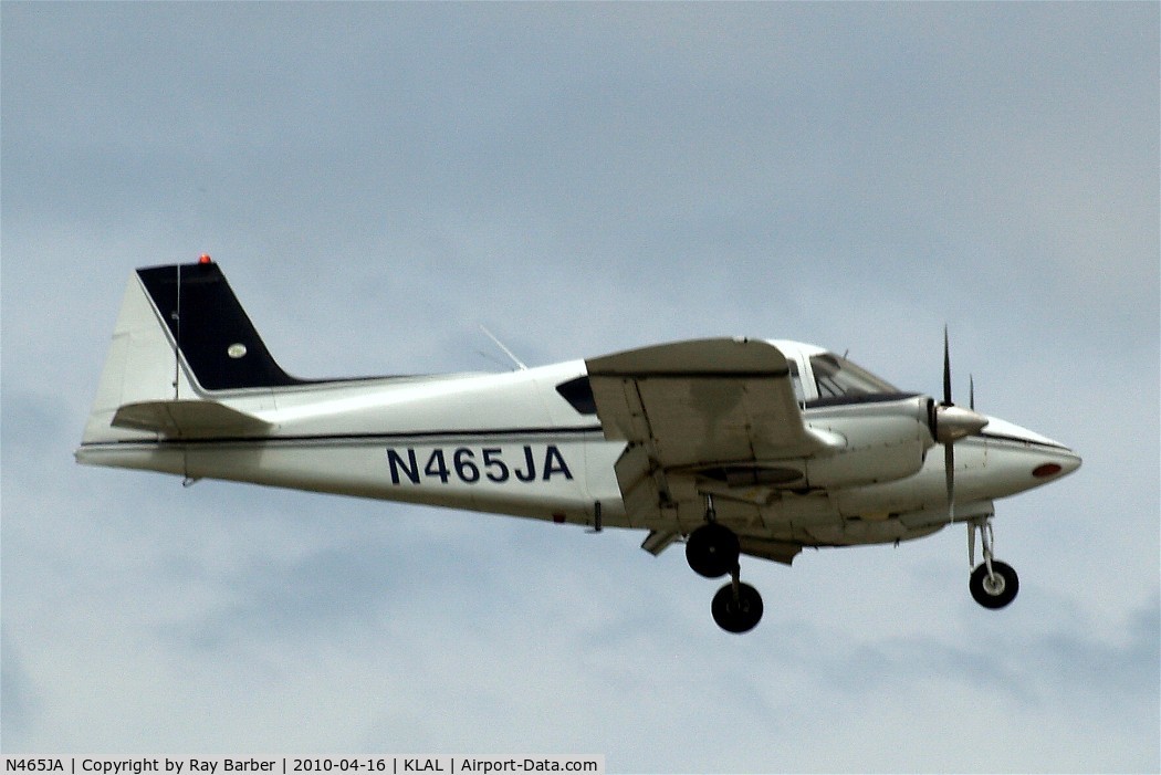 N465JA, 1957 Piper PA-23 C/N 23-1033, Piper PA-23-150 Apache [23-1033] Lakeland-Linder~N 16/04/2010