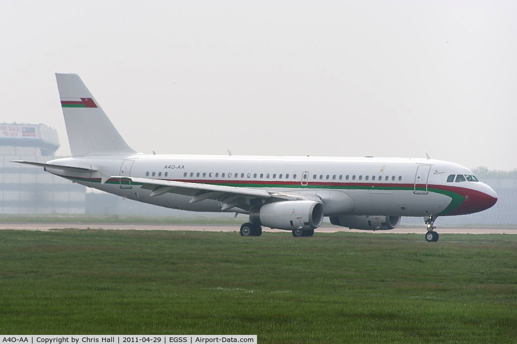 A4O-AA, 2005 Airbus A320-233 C/N 2566, Oman Royal Flight
