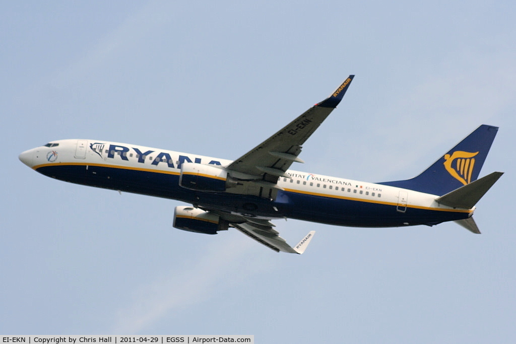 EI-EKN, 2010 Boeing 737-8AS C/N 35026, Ryanair