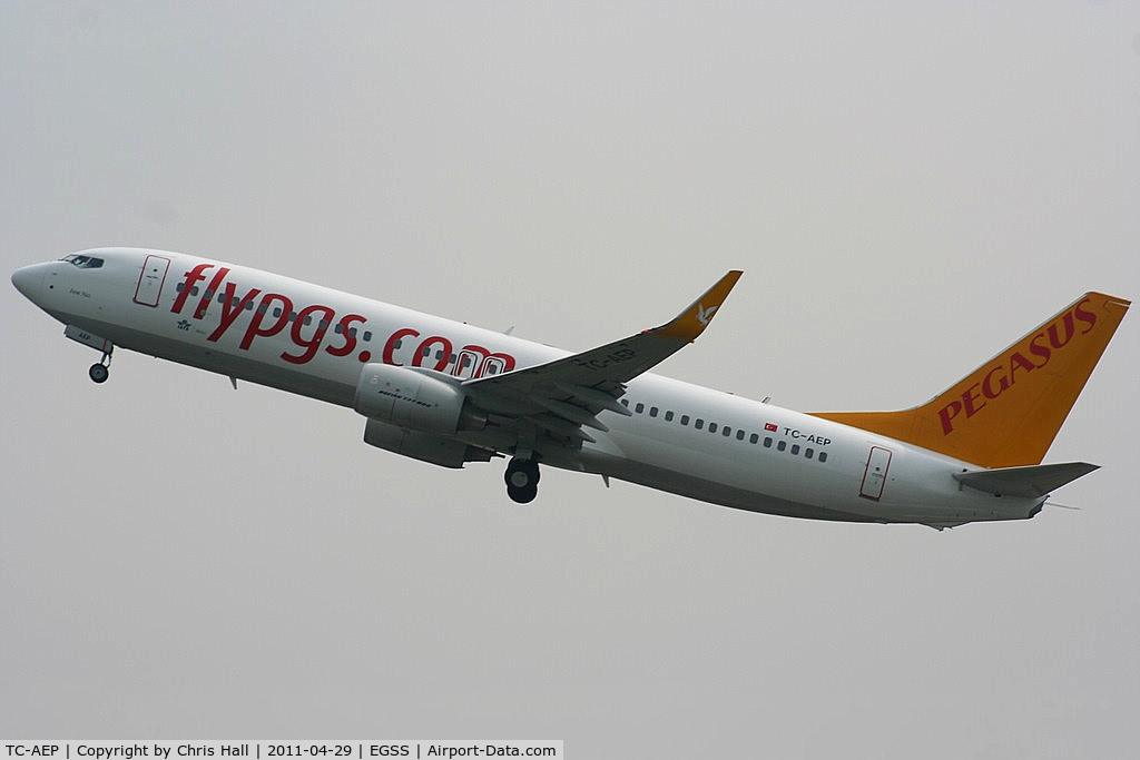 TC-AEP, 2011 Boeing 737-82R C/N 40724, Pegasus Airlines