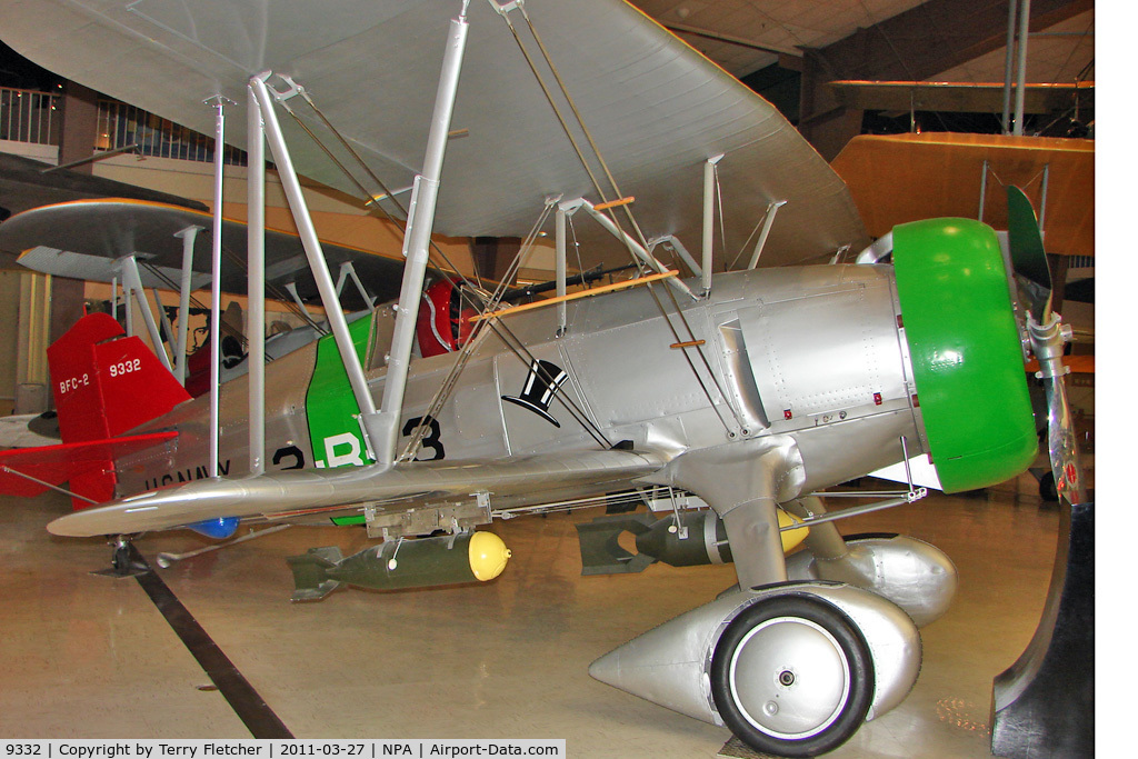 9332, 1937 Curtiss BFC-2 Goshawk C/N Not found 9332, 1937 Curtiss BFC-2 Goshawk,displayed at Pensacola Naval Museum