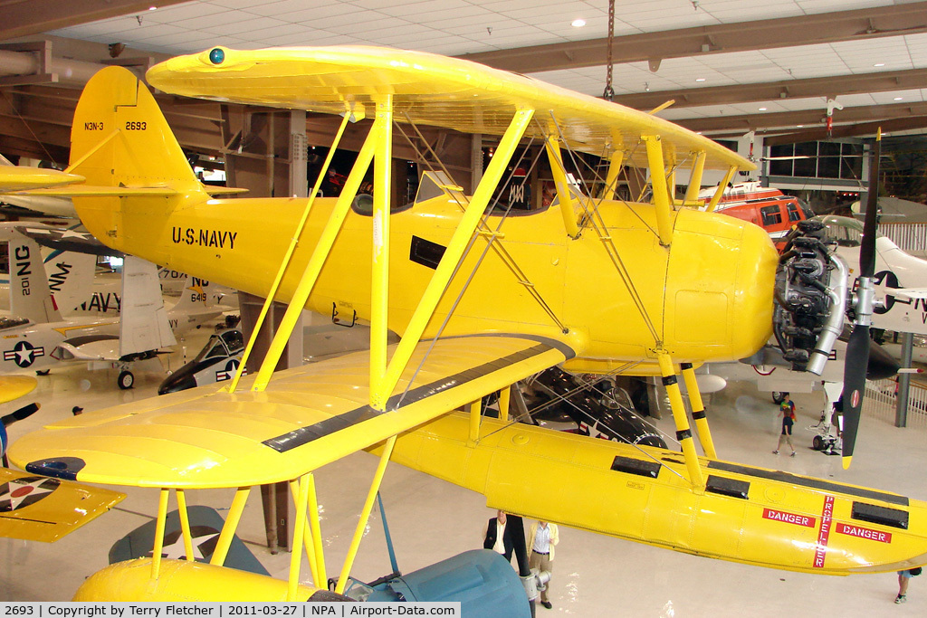 2693, Naval Aircraft Factory N3N-3 C/N Not found 2693, Naval Aircraft Factory N3N-3 at Pensacola National Museum