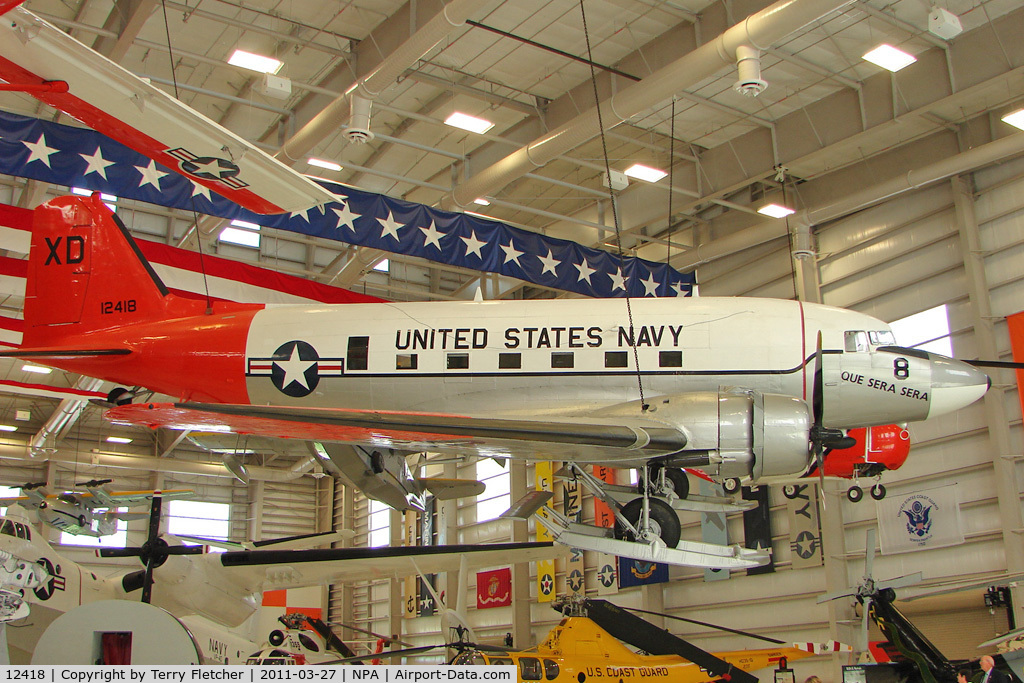 12418, 1942 Douglas LC-47H-20-DL Skytrain C/N 9358, 1942 Douglas LC-47H-20-DL Skytrain, c/n: 9358 at Pensacola Naval Museum