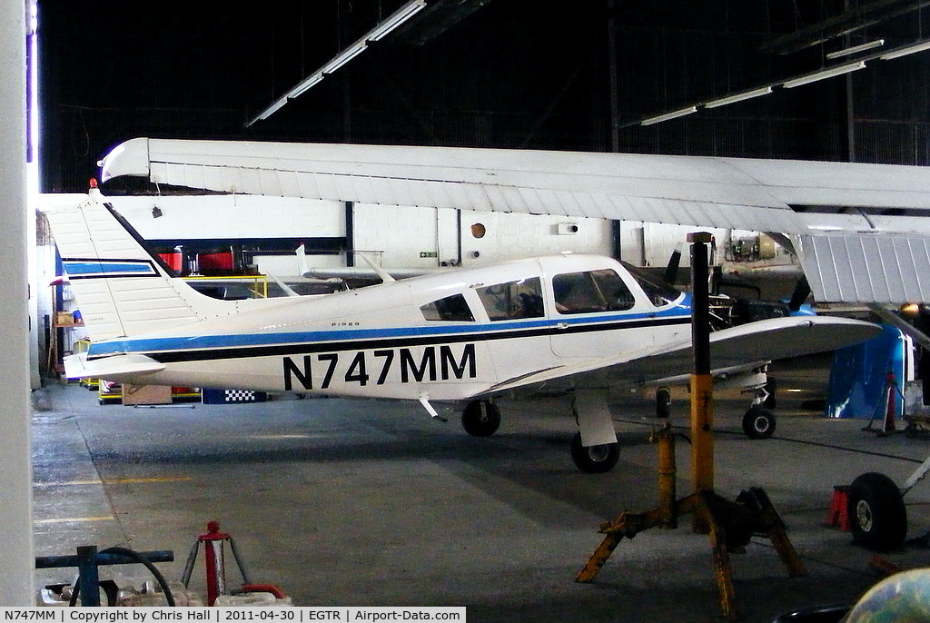 N747MM, 1973 Piper PA-28R-200 Cherokee Arrow II C/N 28R-7335445, privately owned