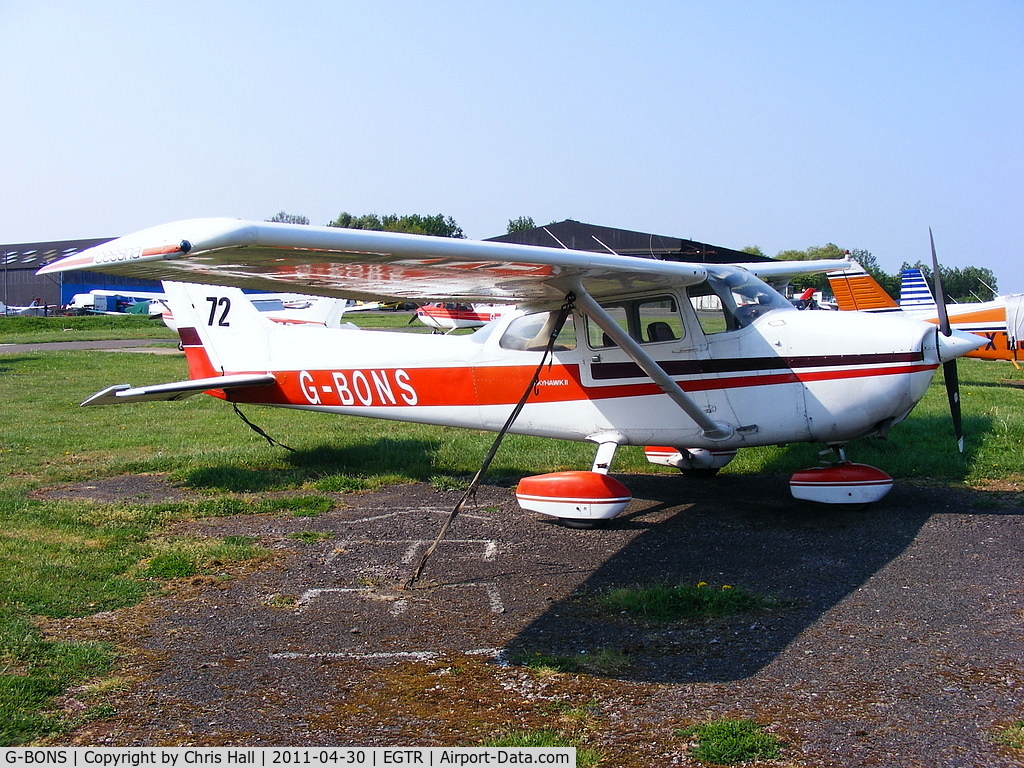 G-BONS, 1976 Cessna 172N C/N 172-68345, privately owned