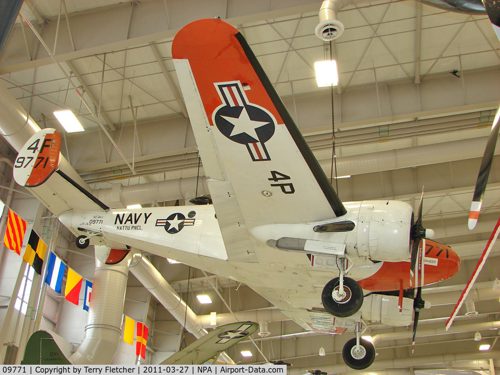 09771, Beechcraft RC-45J Expeditor C/N 434, Beechcraft RC-45J Expeditor, c/n: 434 at Pensacola Naval Museum