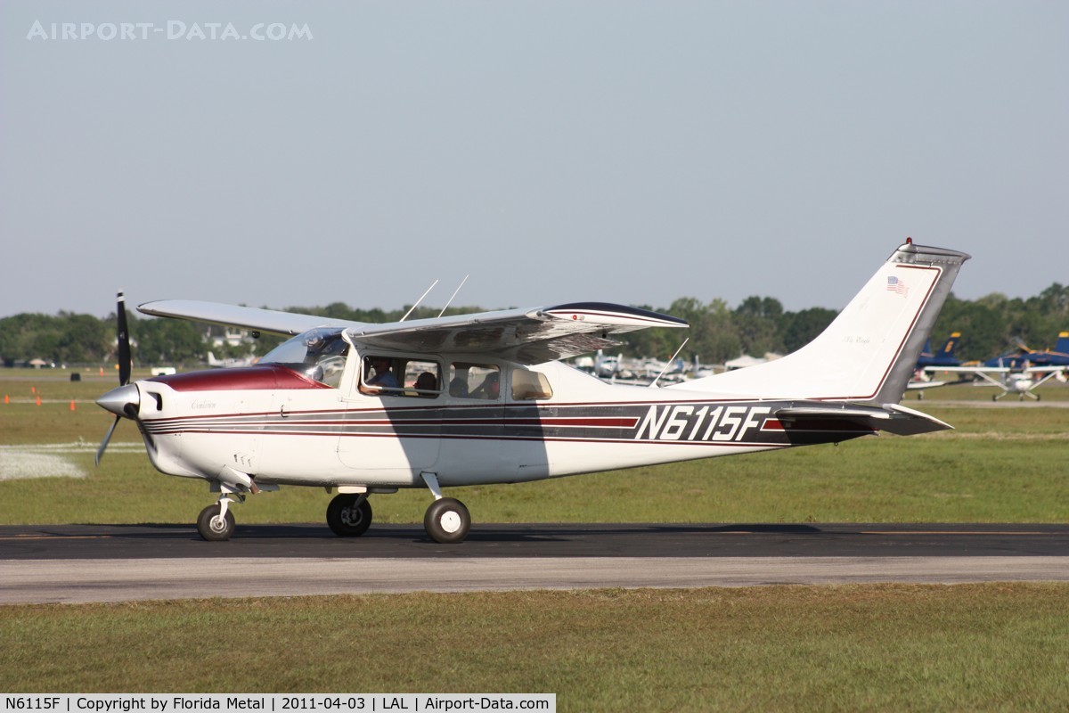 N6115F, 1968 Cessna 210H Centurion C/N 21059015, Cessna 210H
