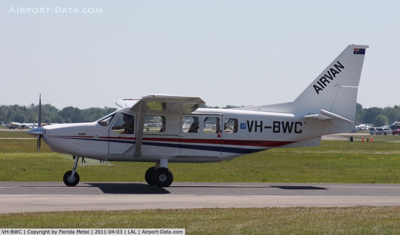 VH-BWC, Gippsland GA-8 Airvan C/N GA8-10-156, GA8 Airvan all the way from Australia