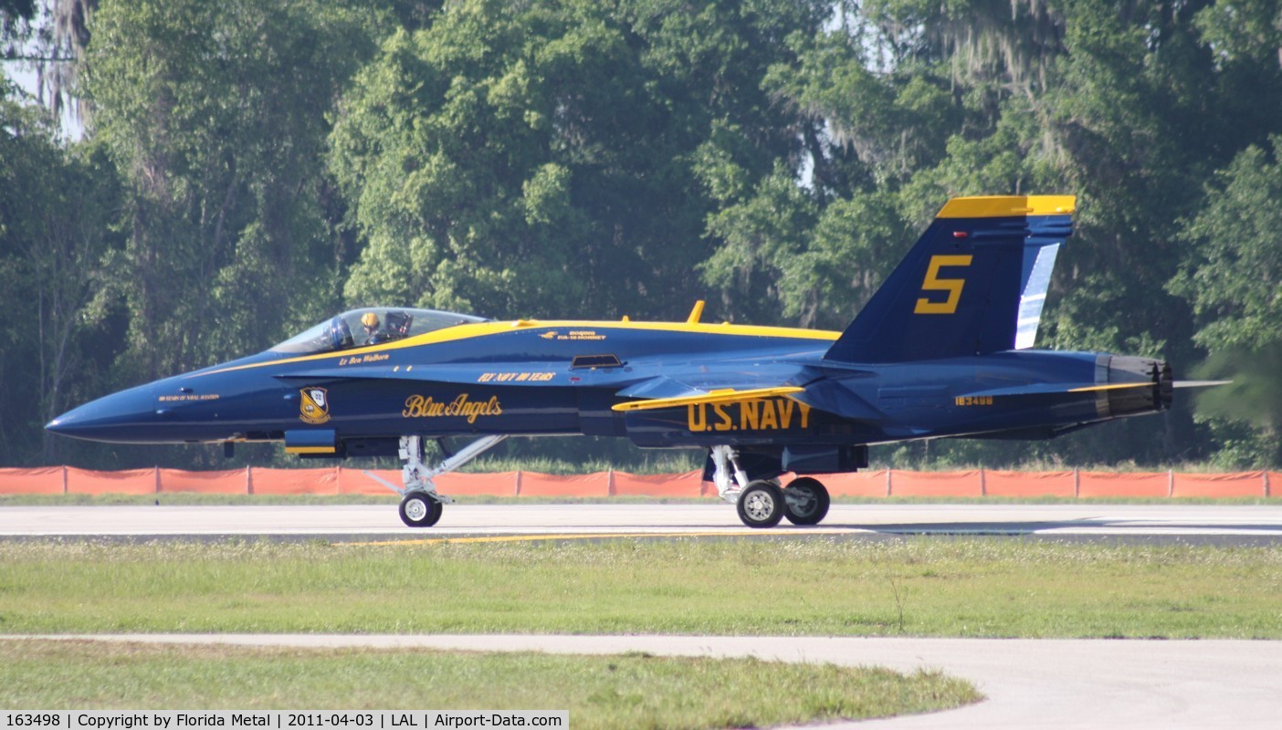 163498, 1988 McDonnell Douglas F/A-18C Hornet C/N 0737/C053, Blue Angel 5