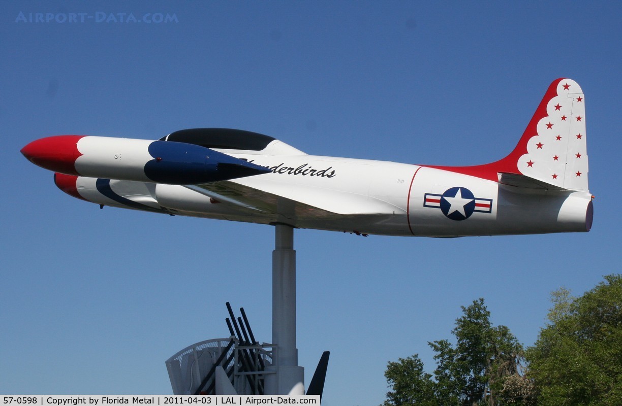 57-0598, 1957 Lockheed T-33A Shooting Star C/N 580-1247, 