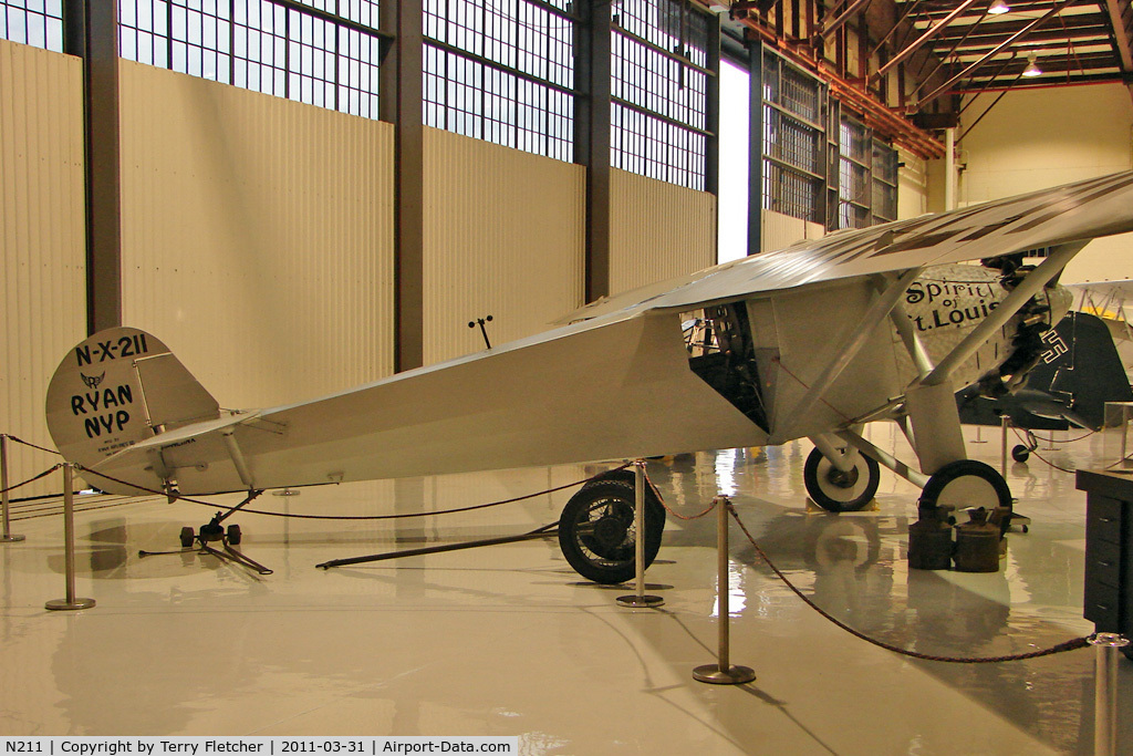 N211, 1990 Ryan NYP Replica C/N 2, 1990 Eaa Air Museum Foundation Inc SPIRIT OF ST. LOUIS, c/n: 2