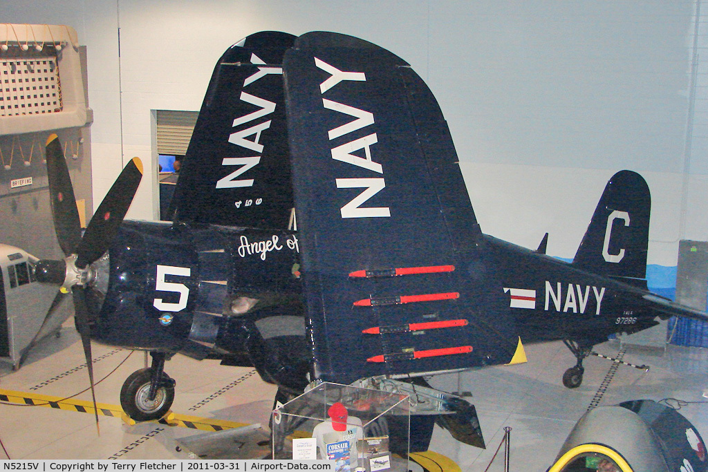 N5215V, 1945 Vought F4U-4 Corsair C/N 9440, 1945 Chance Vought F4U-4, c/n: 9440 at Polk Museum