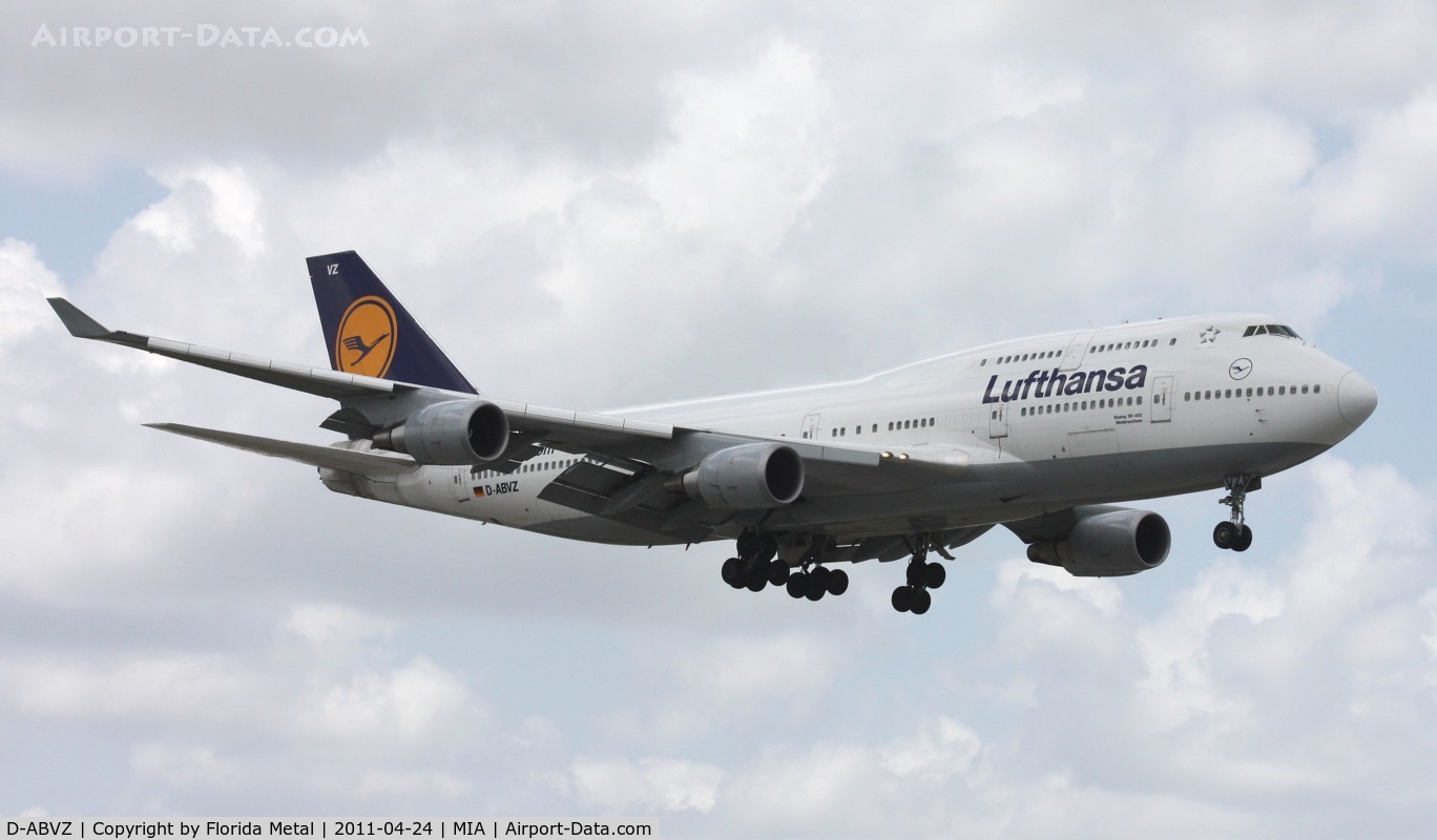 D-ABVZ, 2001 Boeing 747-430 C/N 29870, Lufthansa 747-400